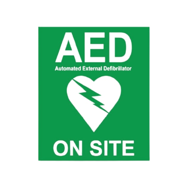 "AED On Site" Sticker