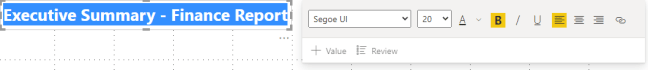 Power BI Excel: text box | Hevo Data