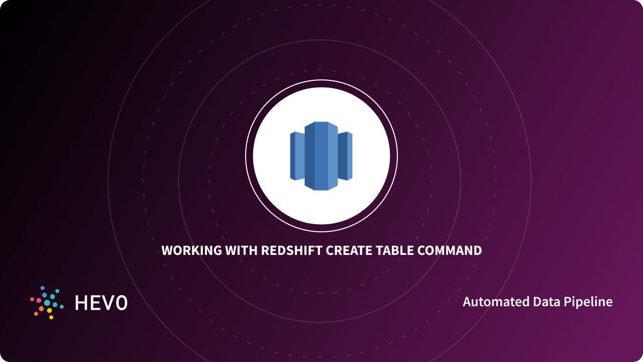 Amazon Redshift Create Table Command A Comprehensive Guide Amazon Redshift Create Table Command A Comprehensive Guide