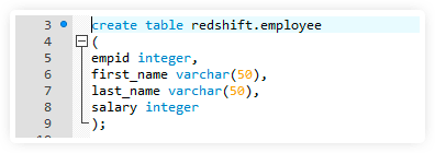 aurora to redshift move data from table using dms