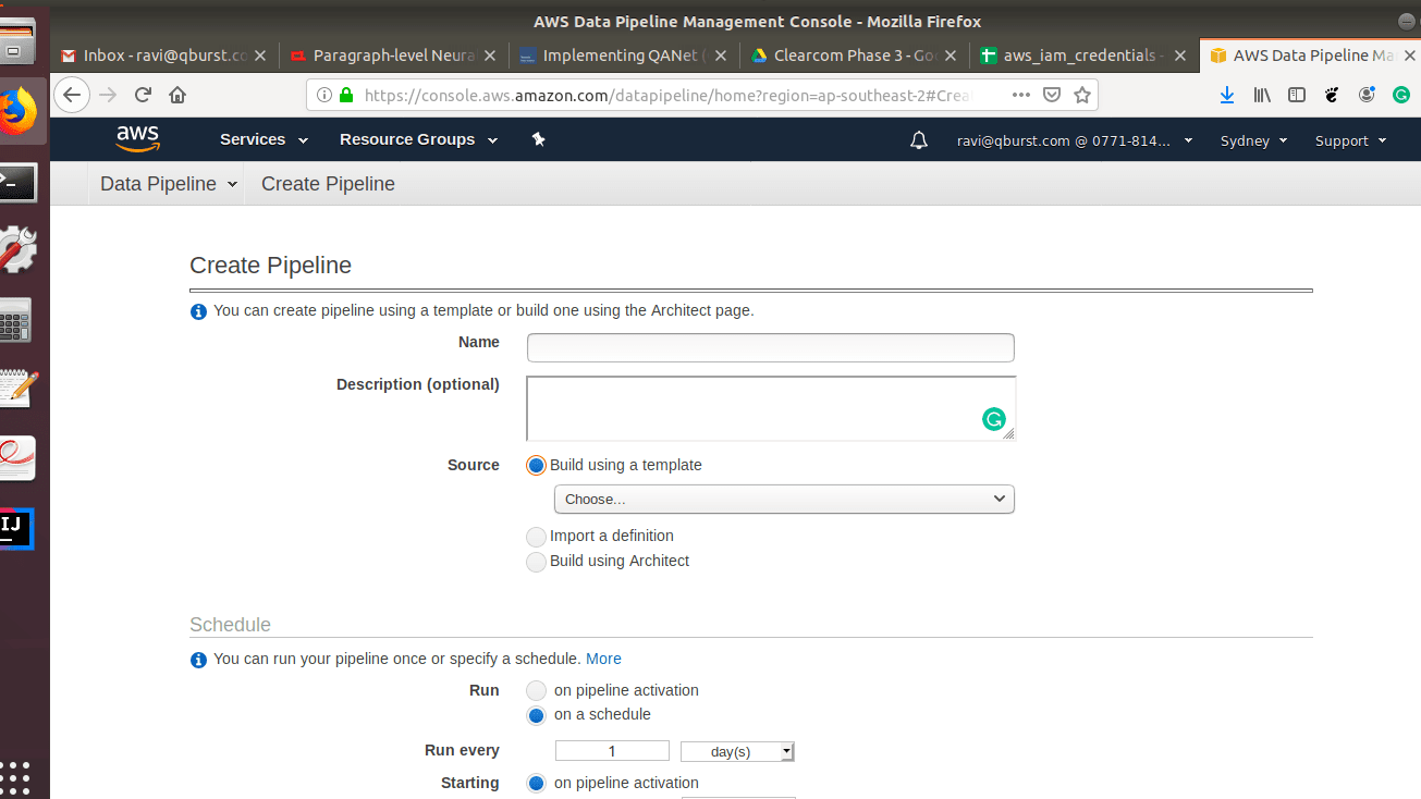 Creating Pipeline