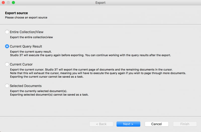 Selecting Current Query.