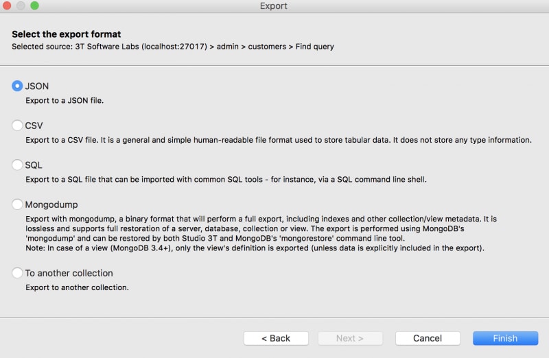 download mongodb collection as json download mongodb collection as json
