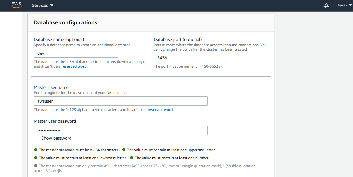 redshift sql