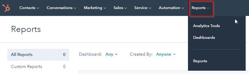 HubSpot Export: Click Reports