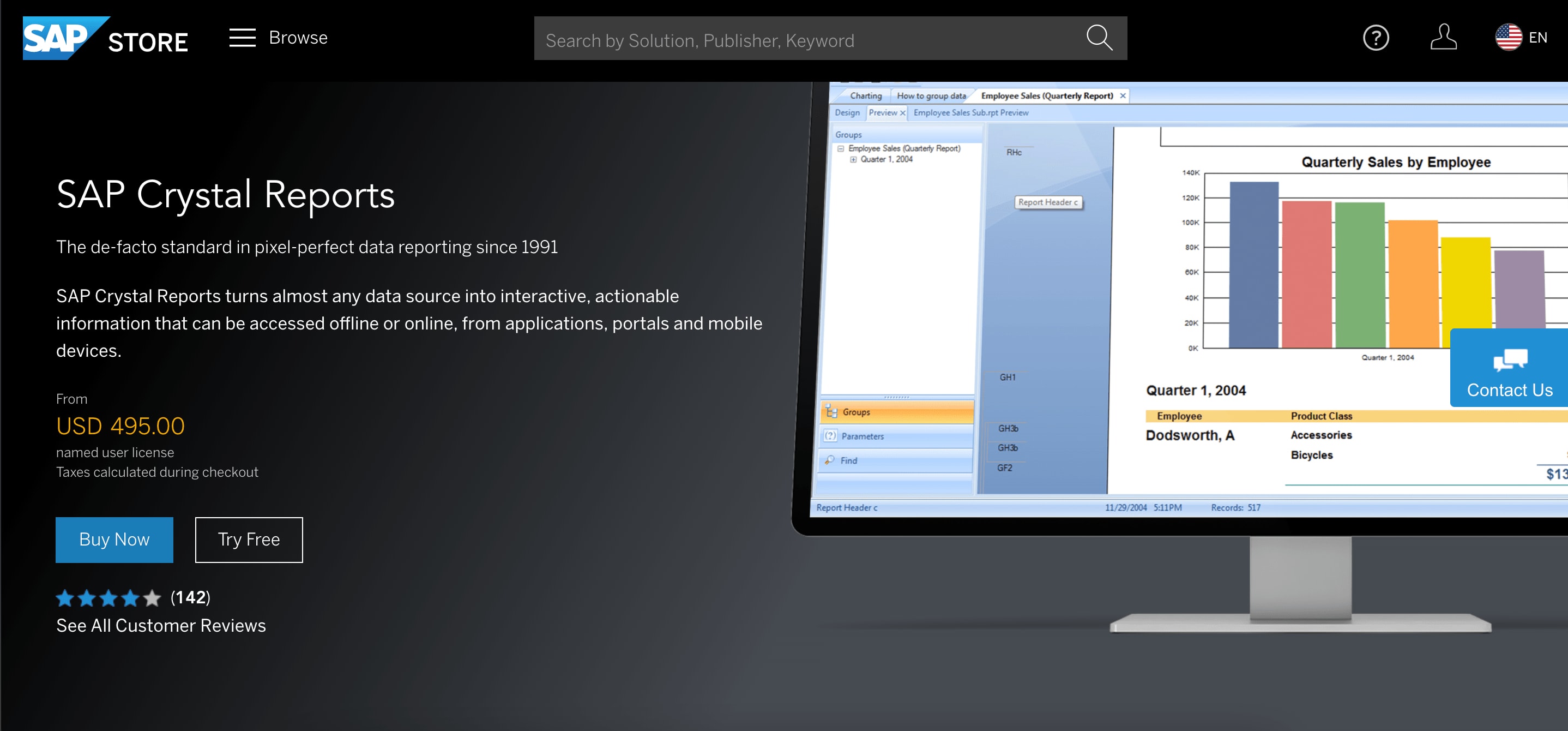 SAP Crystal Reports Pricing