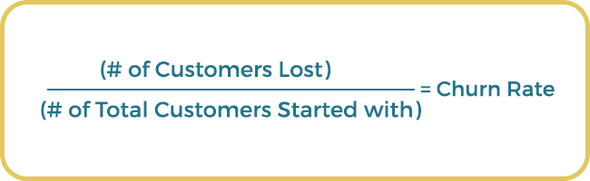 Customer Churn Rate Formula