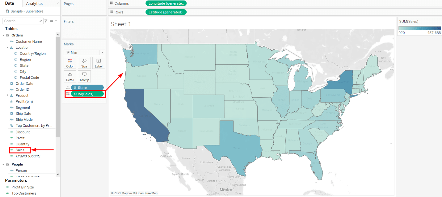 Polygon Tableau Custom Map