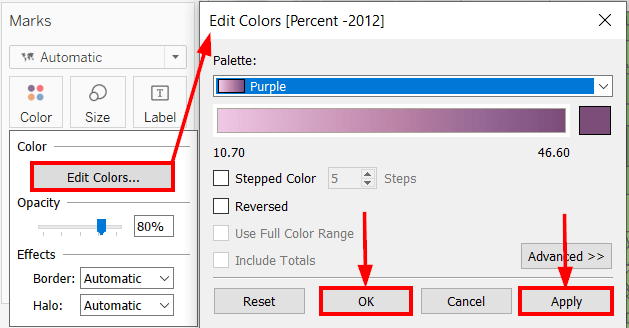 Edit Map Colors