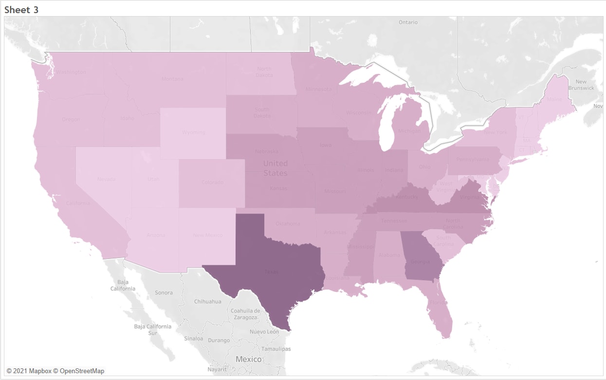 Choropleth or Filled Tableau Custom Maps