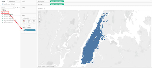 Heat or Density Tableau Custom Maps