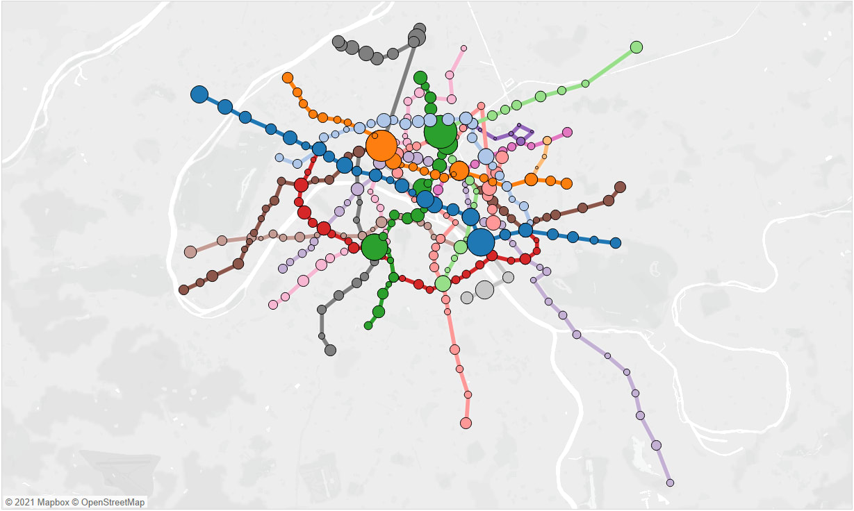 Spider or Origin-Destination Tableau Custom Maps