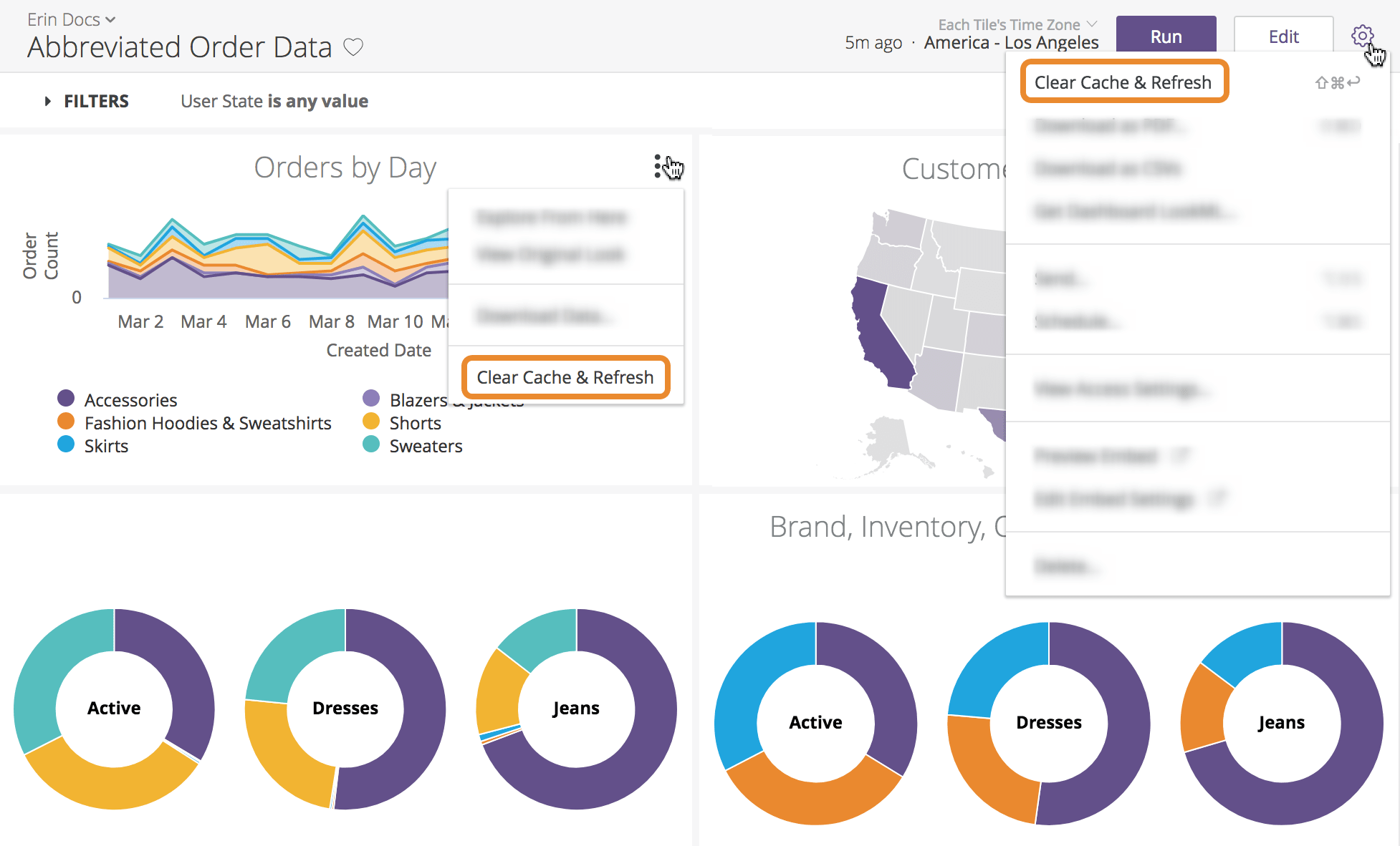 Looker Dashboard Example