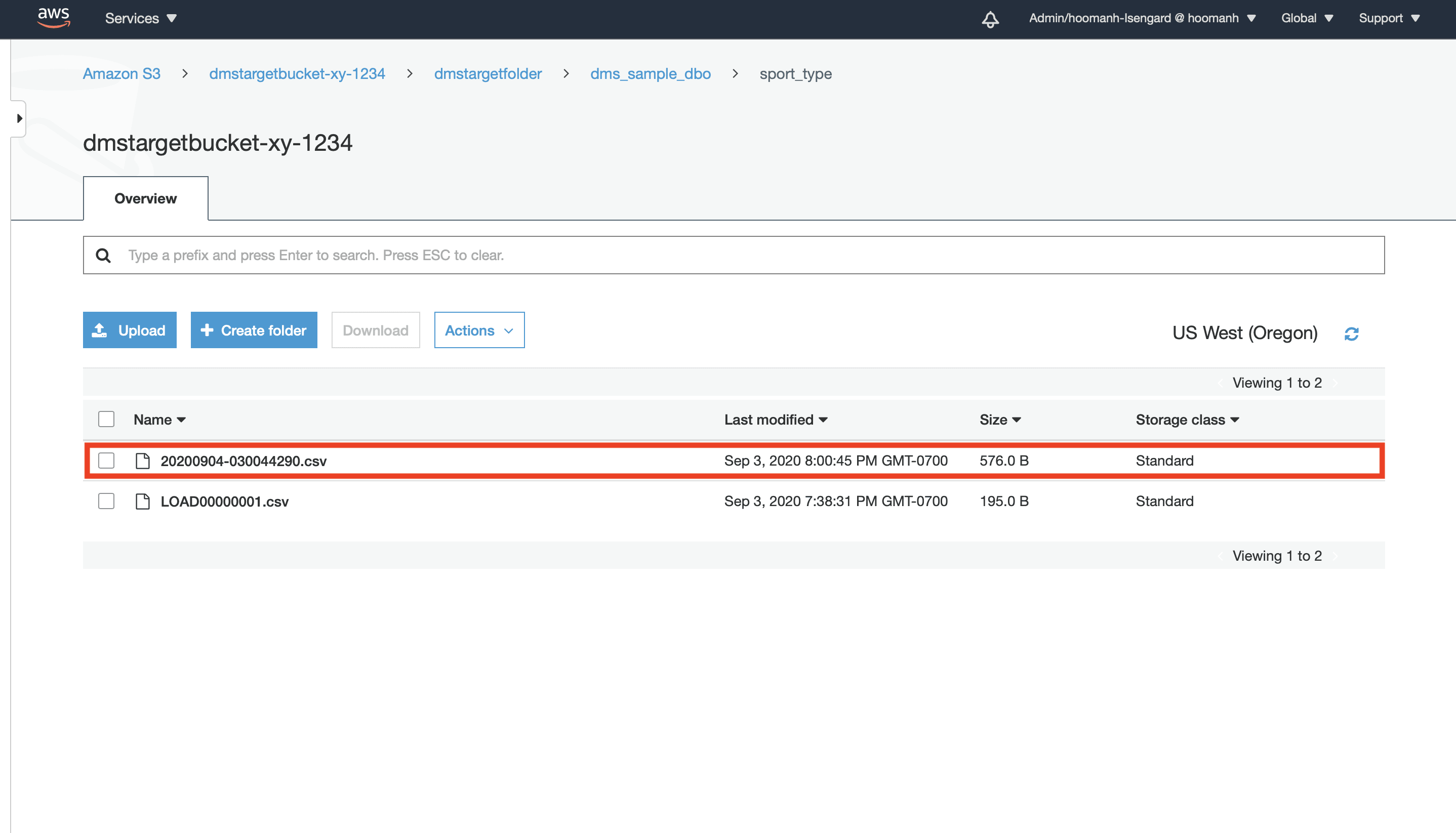SQL Server to S3: Inspect changes in S3 Bucket