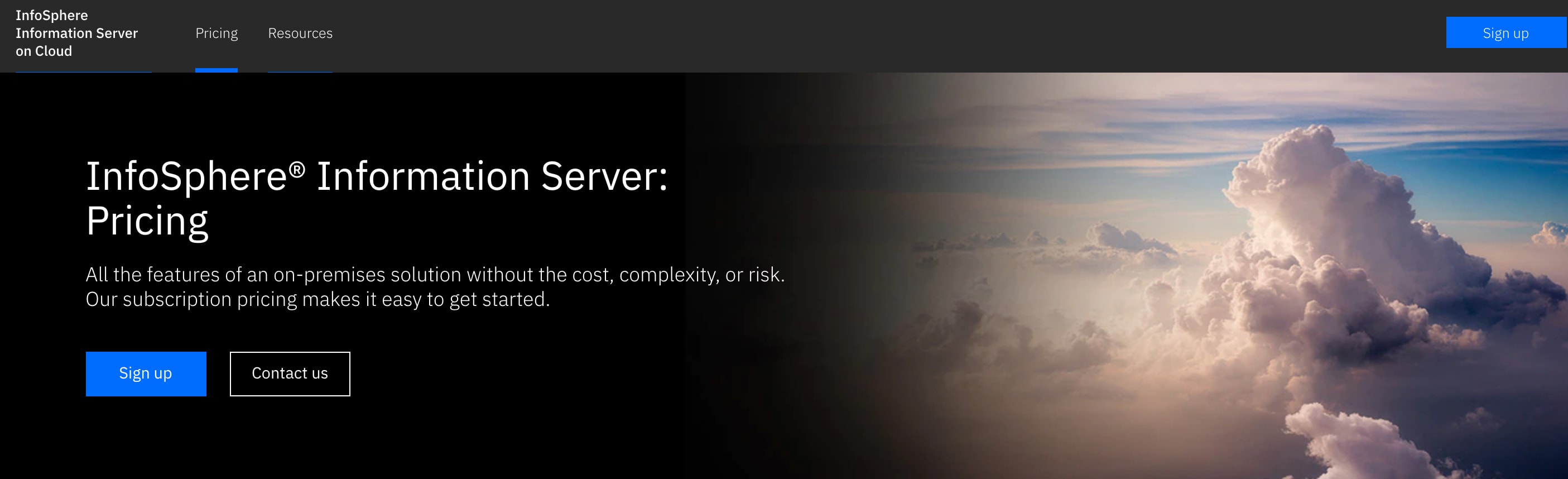 IBM InfoSphere Information Server Pricing