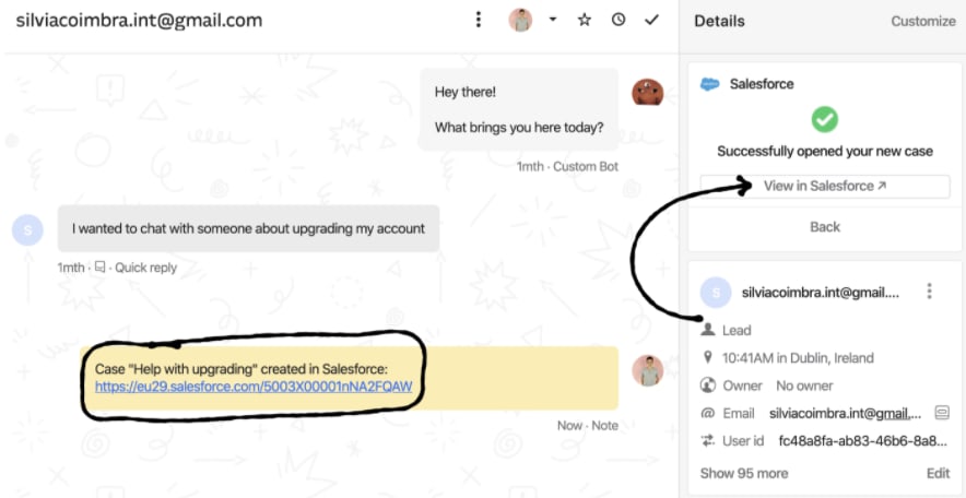 Intercom Salesforce Integration: Define data in Salesforce
