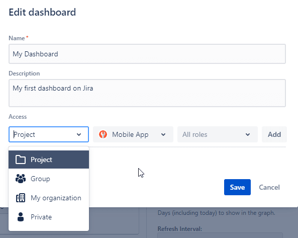 Jira Dashboards: Access Control