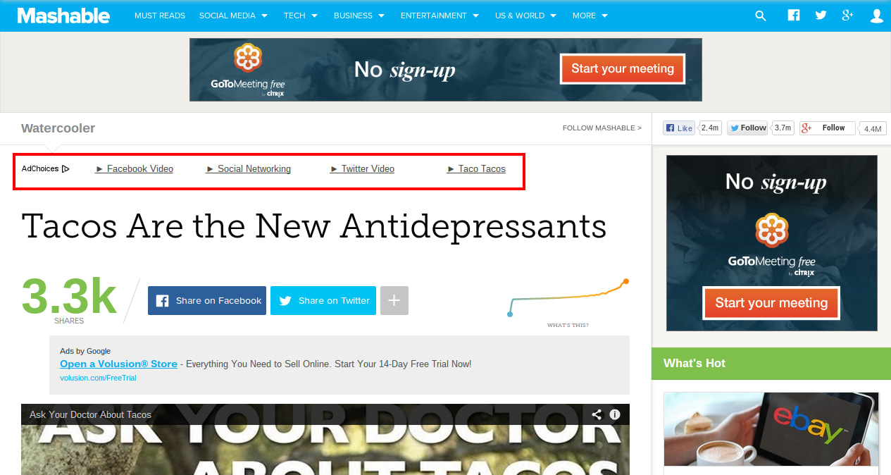 Google AdSense Example