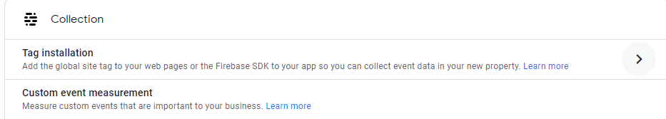 Tag Installation Option in GA4