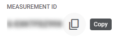 Google Analytics 4 Measurement ID