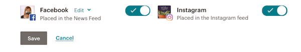 Edit and Select Option in Mailchimp