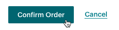 Confirm Order icon in Mailchimp