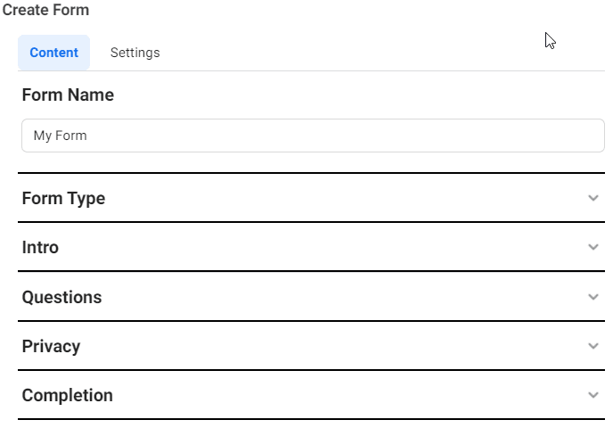Creating a form Using Facebook Ads