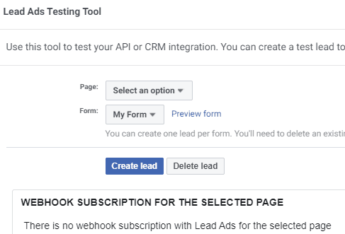 Deleting the Existing Leads from Facebook Ads