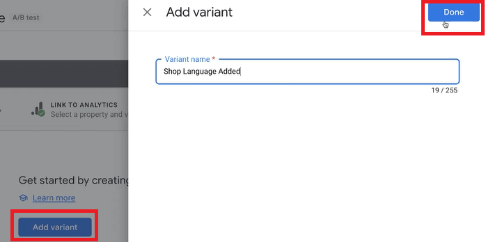 Add Variant Option