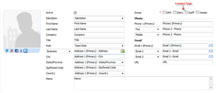Contact CRM Field