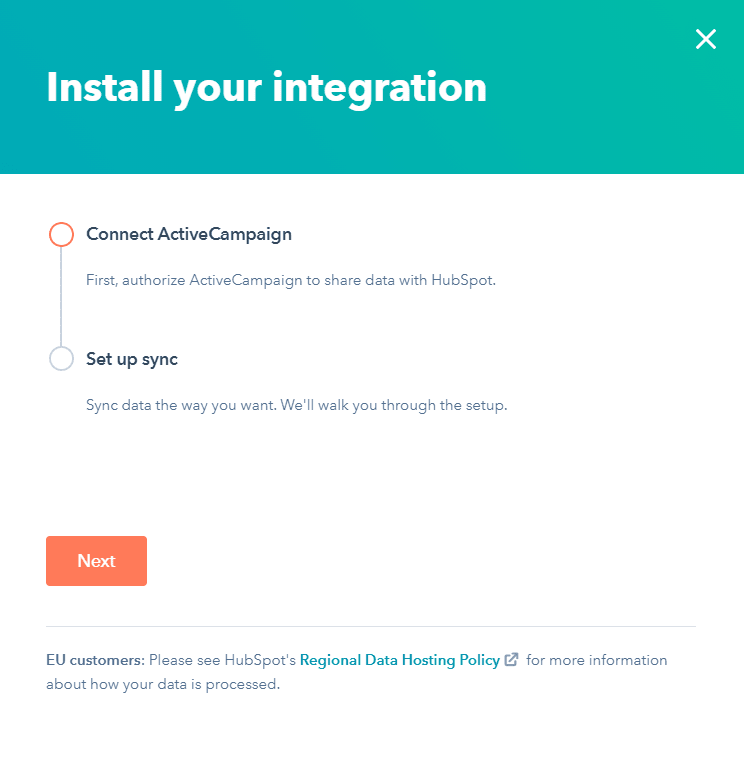 Set Up Configuration for ActiveCampaign HubSpot Integration