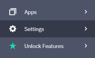 ActiveCampaign Settings Button