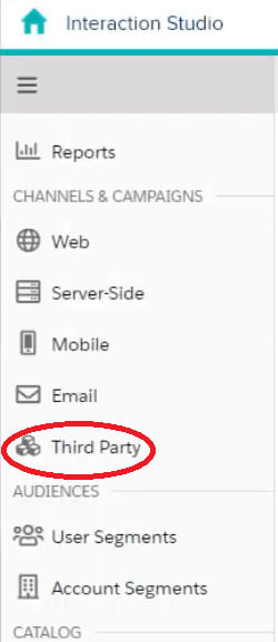 Evergage Salesforce integration: Third Party