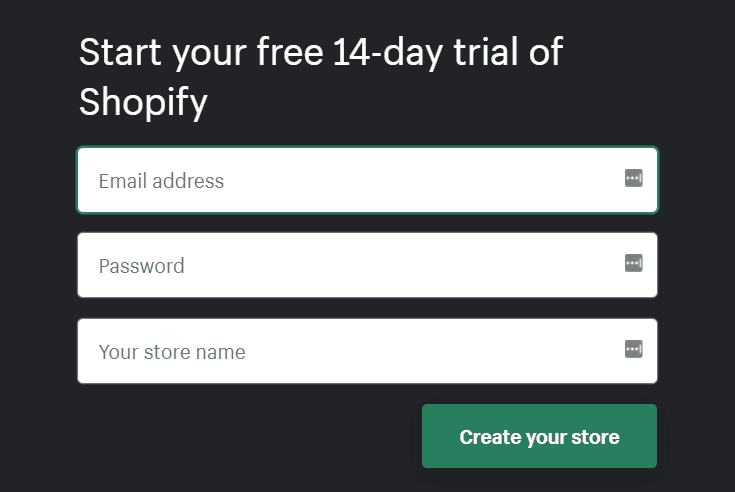 Shopify Dropshipping - Login to Shopify