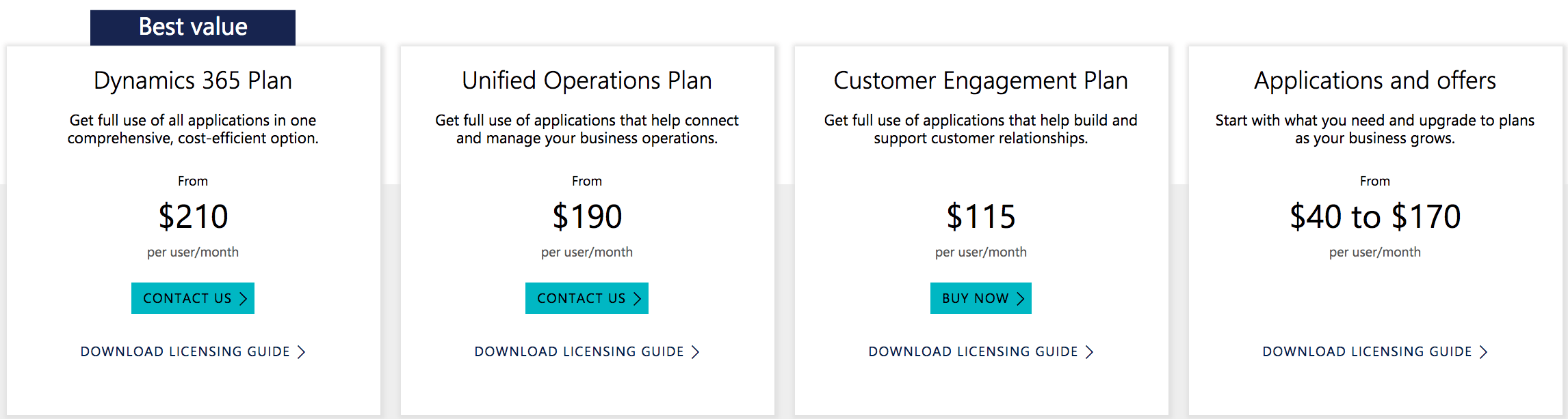 Pricing Plans for Shogun Shopify