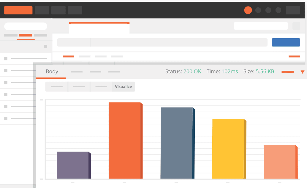 Postman REST Client- visualize data