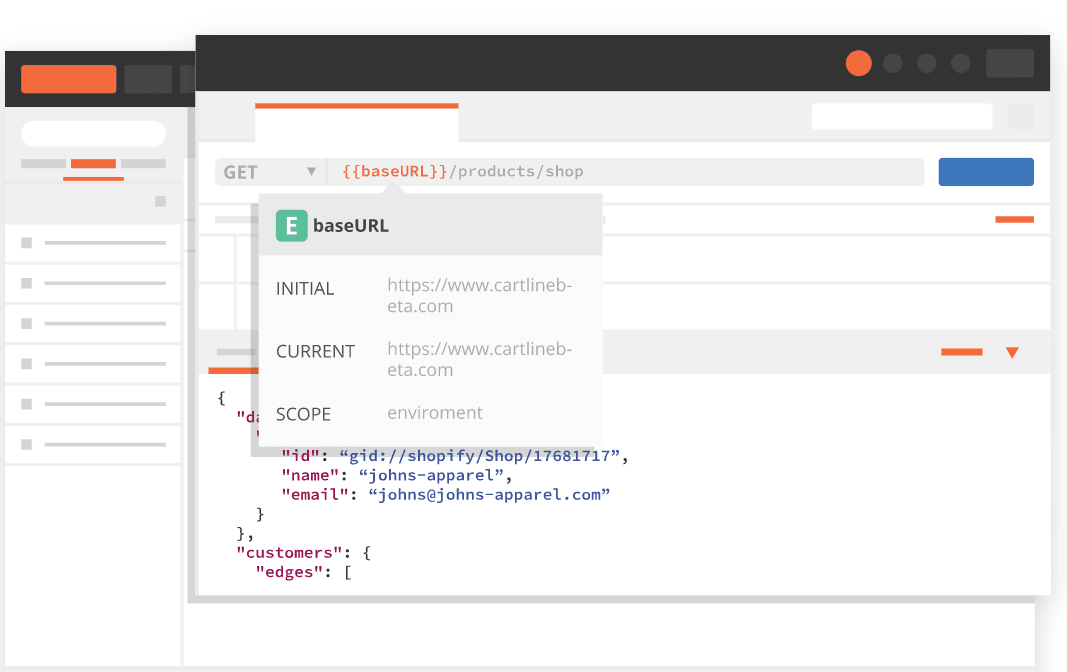 Postman REST Client- inbuilt variable support