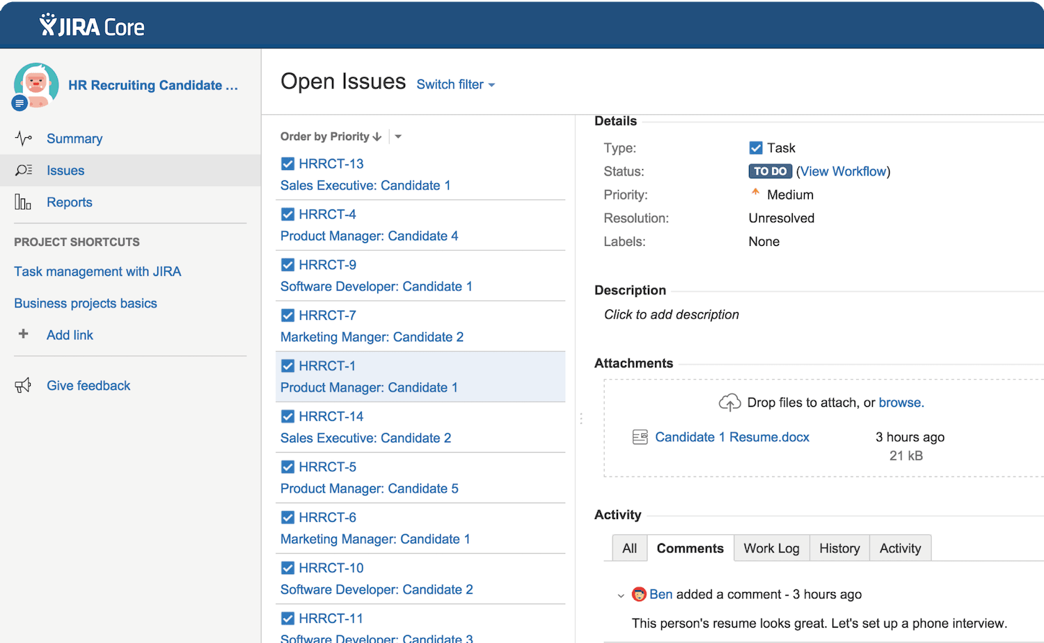 Jira Core