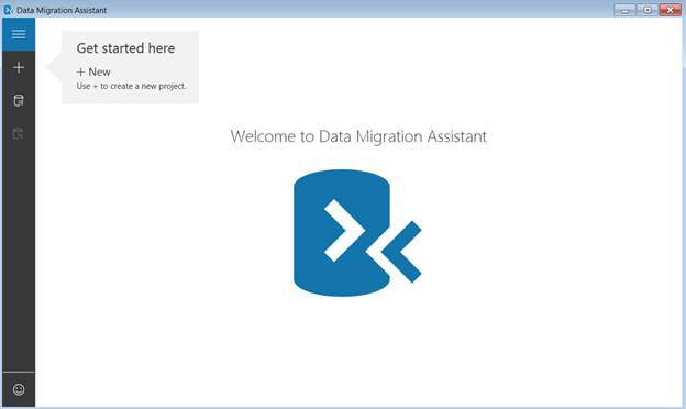 SQL Server Migration - Create New Project