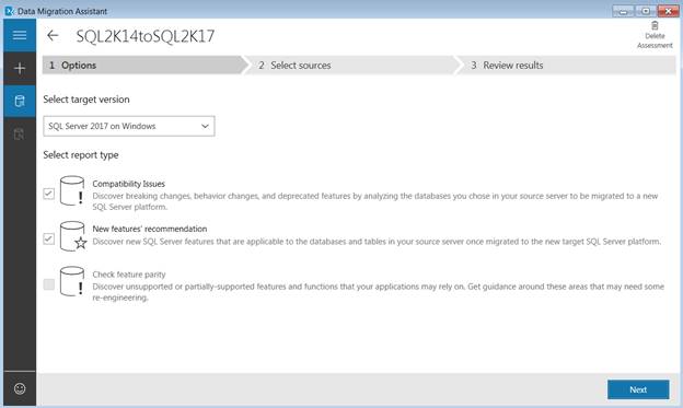 SQL Server Migration - Check feature Parity Box
