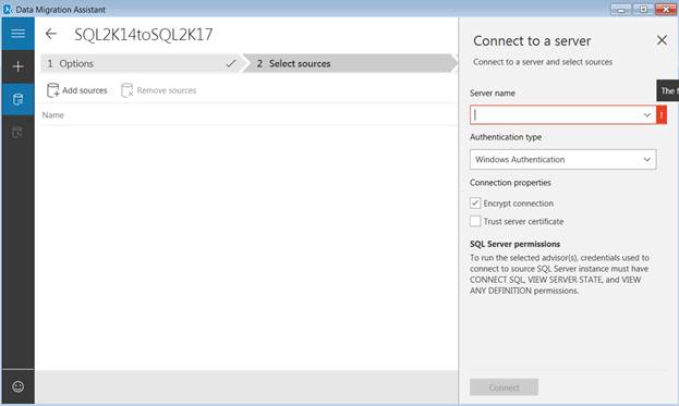 SQL Server Migration - Click Connect