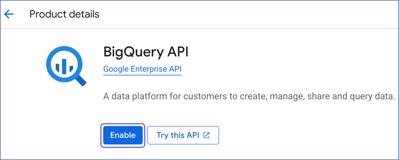 Enable API