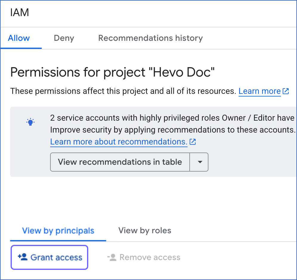 Grant Access