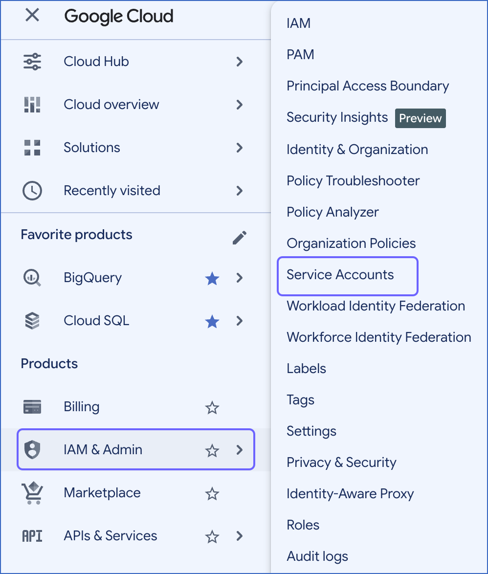 Service Accounts
