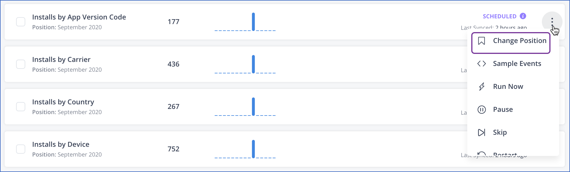 Change position to reload reports 