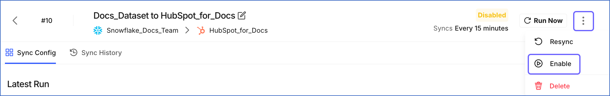 Click Enable
