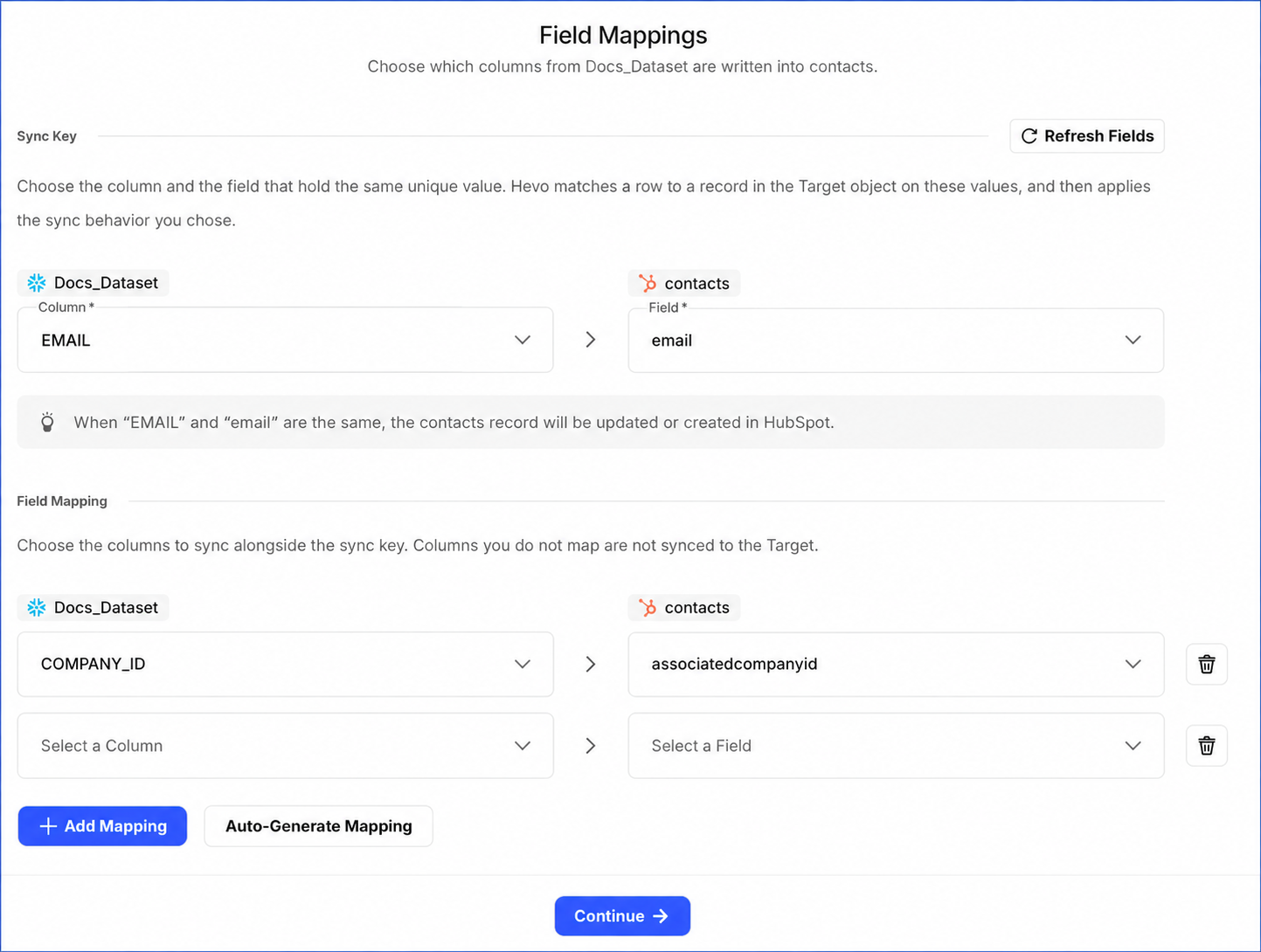 Field Mappings