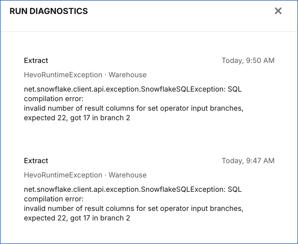 Run Diagnostics
