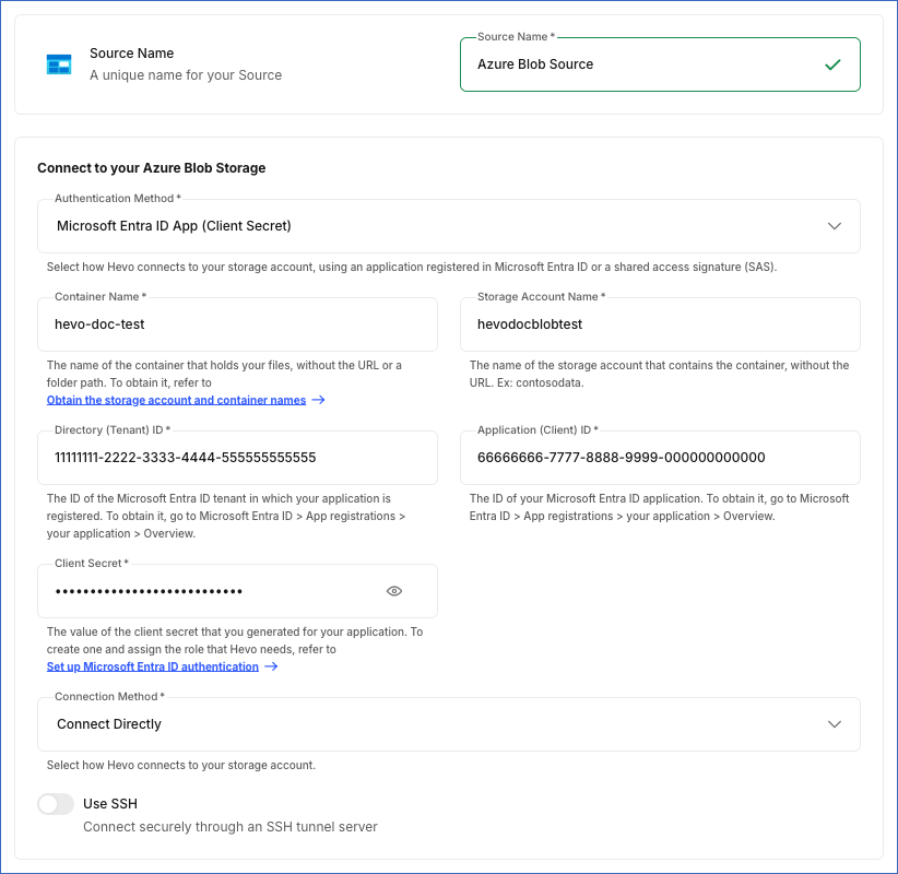 Configure Source