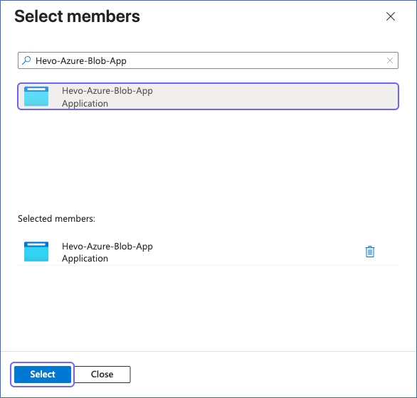Select your application